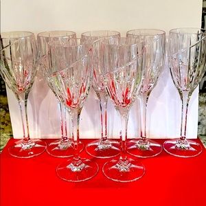 Mikasa “uptown” Crystal Wine Set